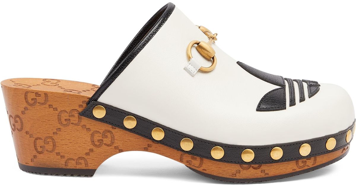 Gucci Adidas x Horsebit Damen Clog in Weiß Lyst DE