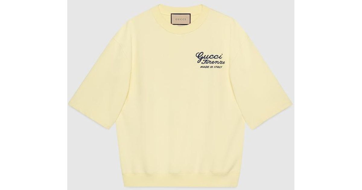 Gucci clearance sweatshirt yellow