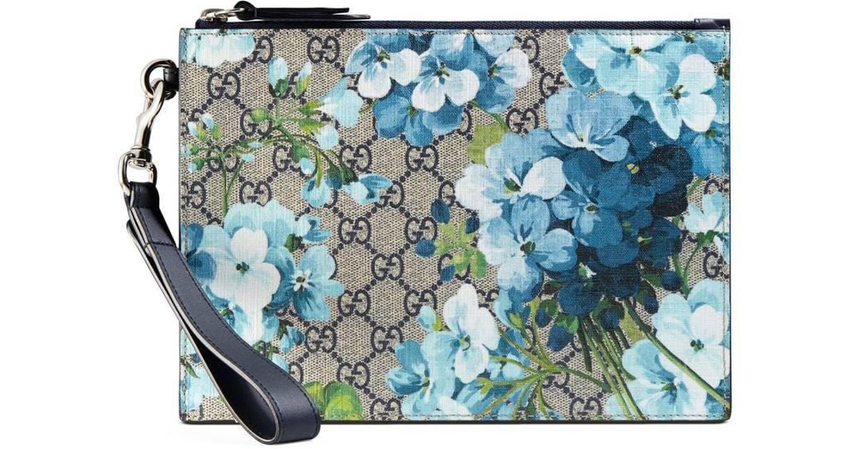 gucci clutch with flowers