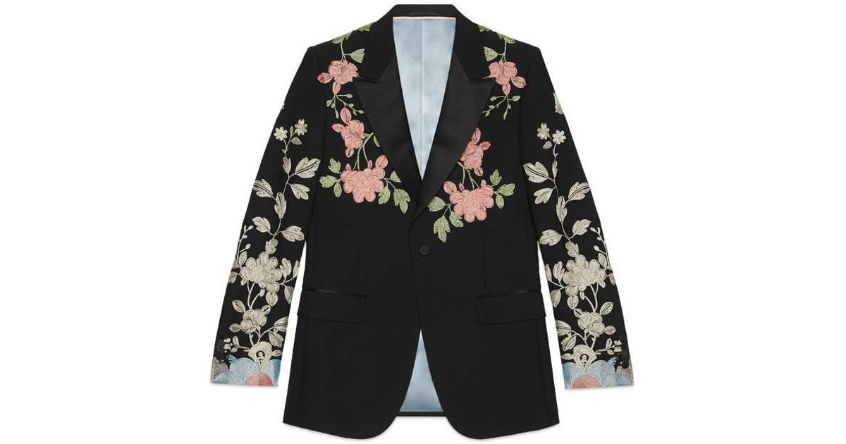embroidered evening jacket