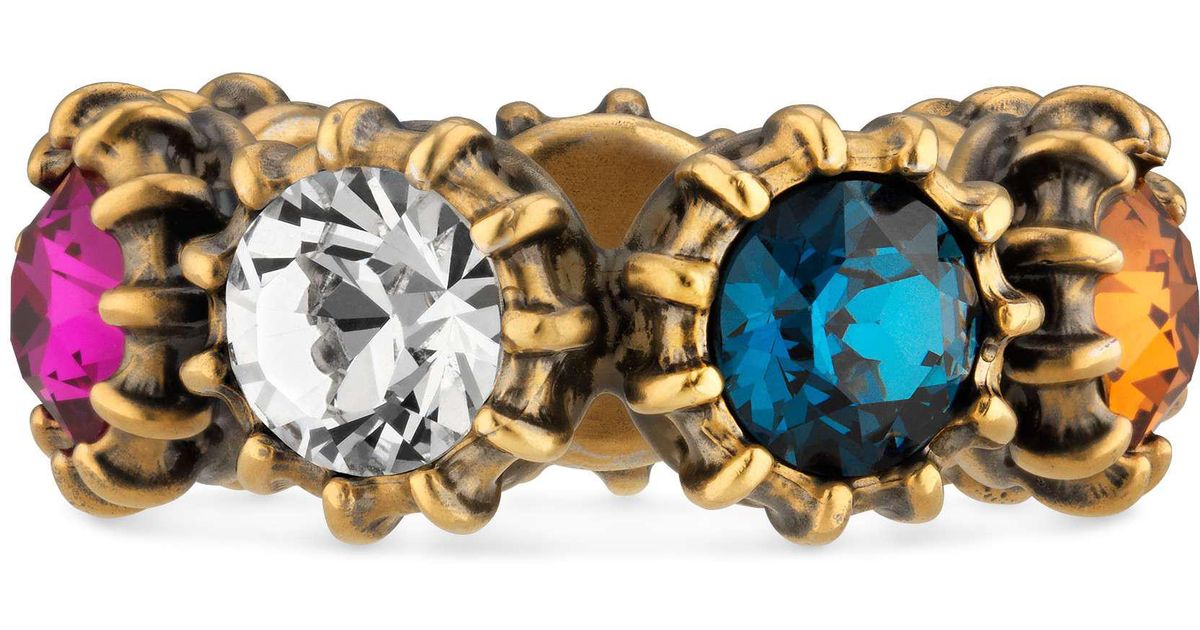 Gucci cheap multicolor ring
