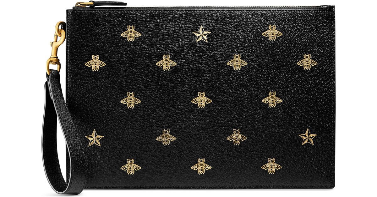 gucci man bolsa black leather