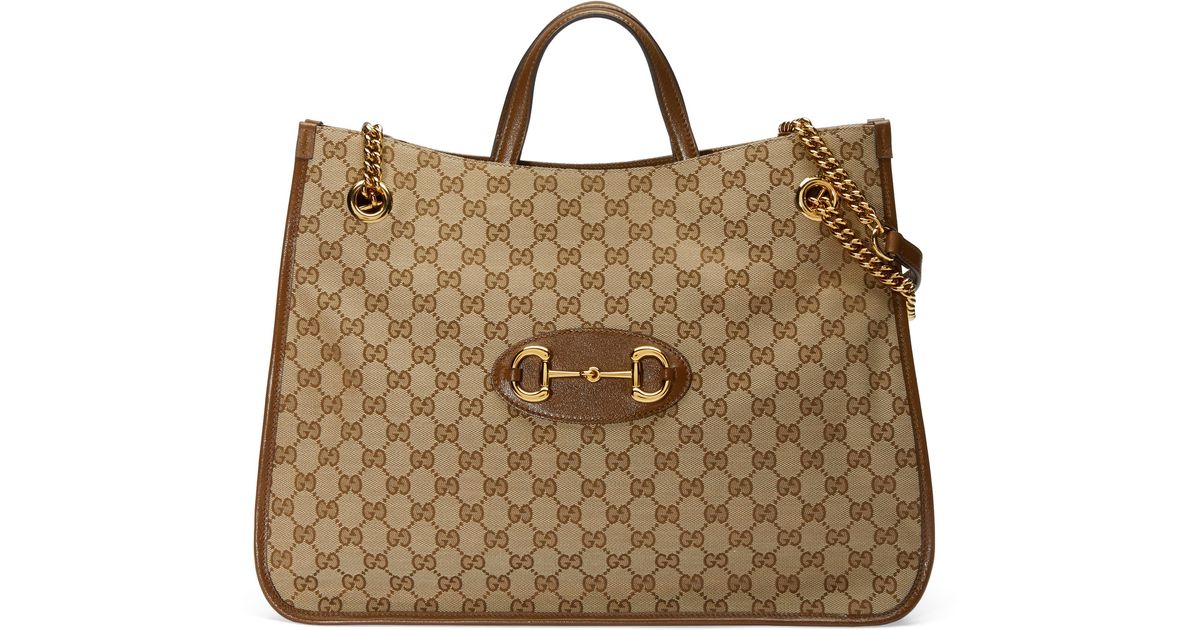 Gucci horsebit 1955 tote bag sale