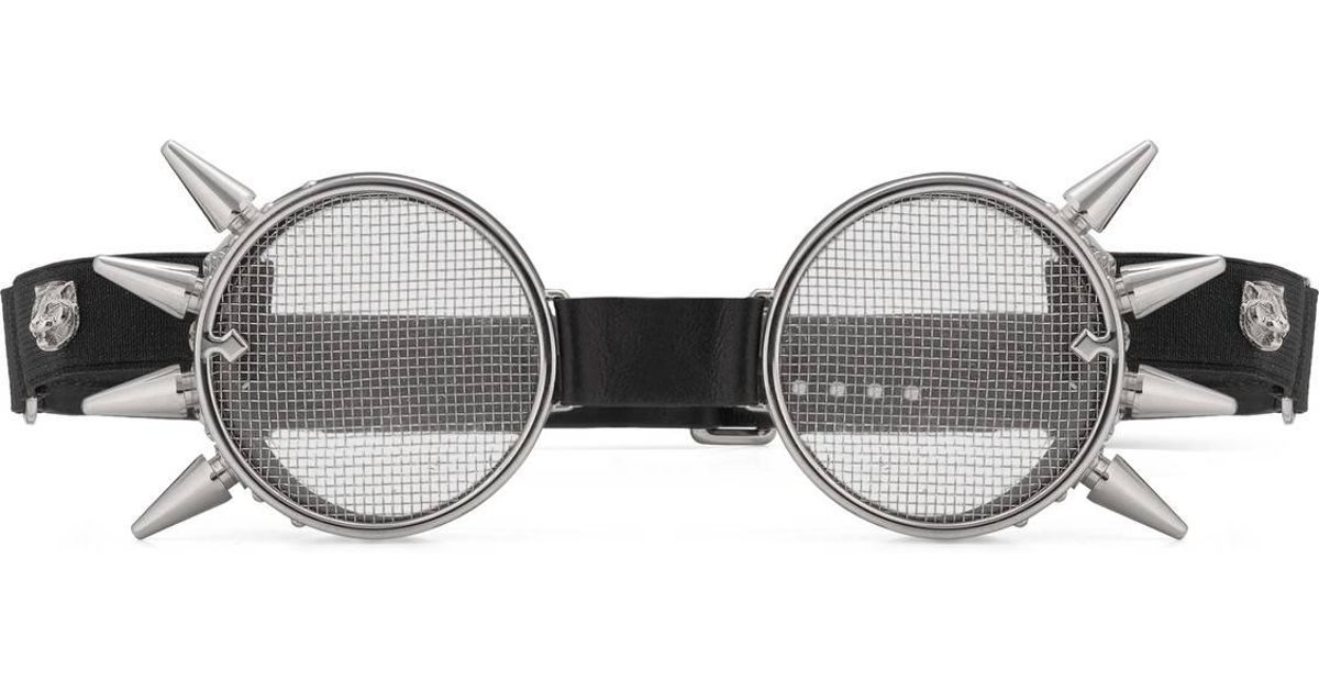 Gucci Leather Goggles With Spikes for 