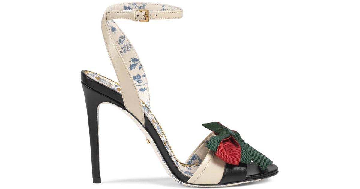 gucci sandals with bow