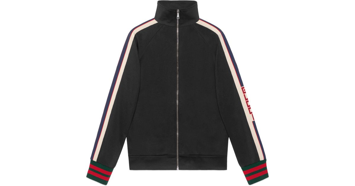 oversize technical jersey jacket