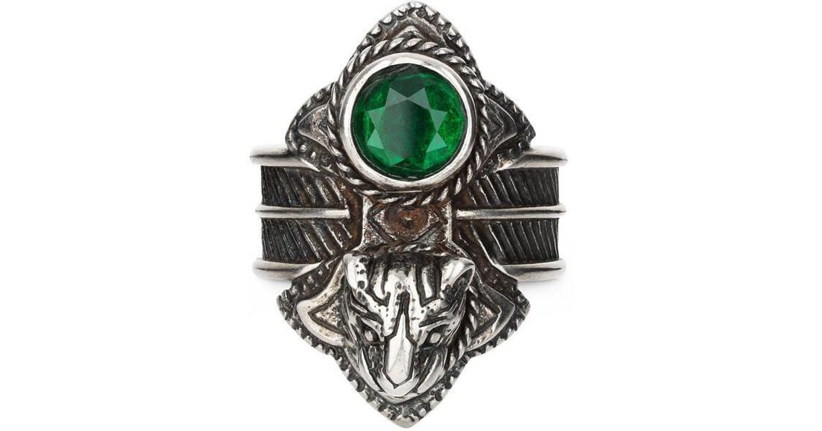 gucci ring feline