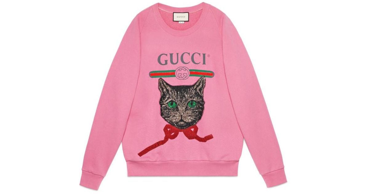 gucci mystic cat sweatshirt