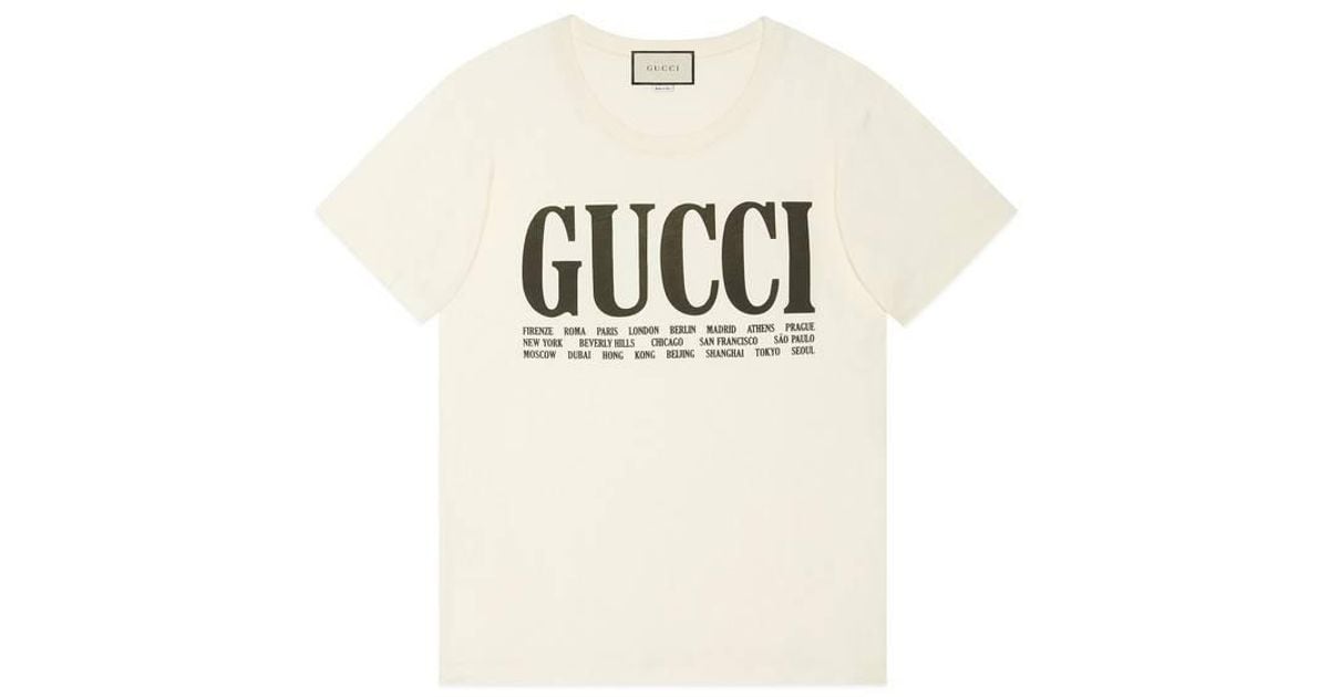 gucci shirt cities