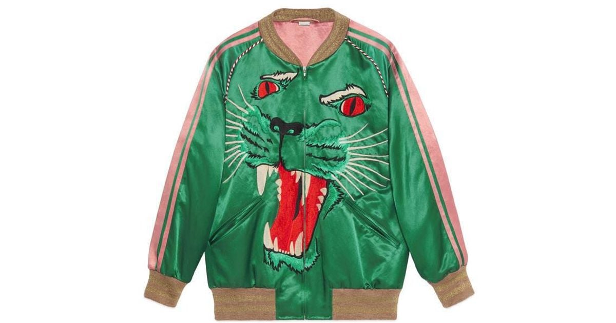 gucci panther bomber jacket