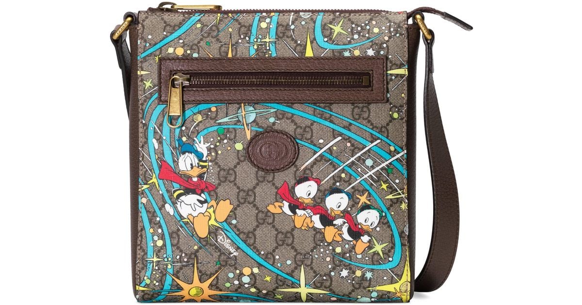 Spektakel kampioen Bibliografie Gucci Disney X Donald Duck Messenger Bag in Natural for Men | Lyst
