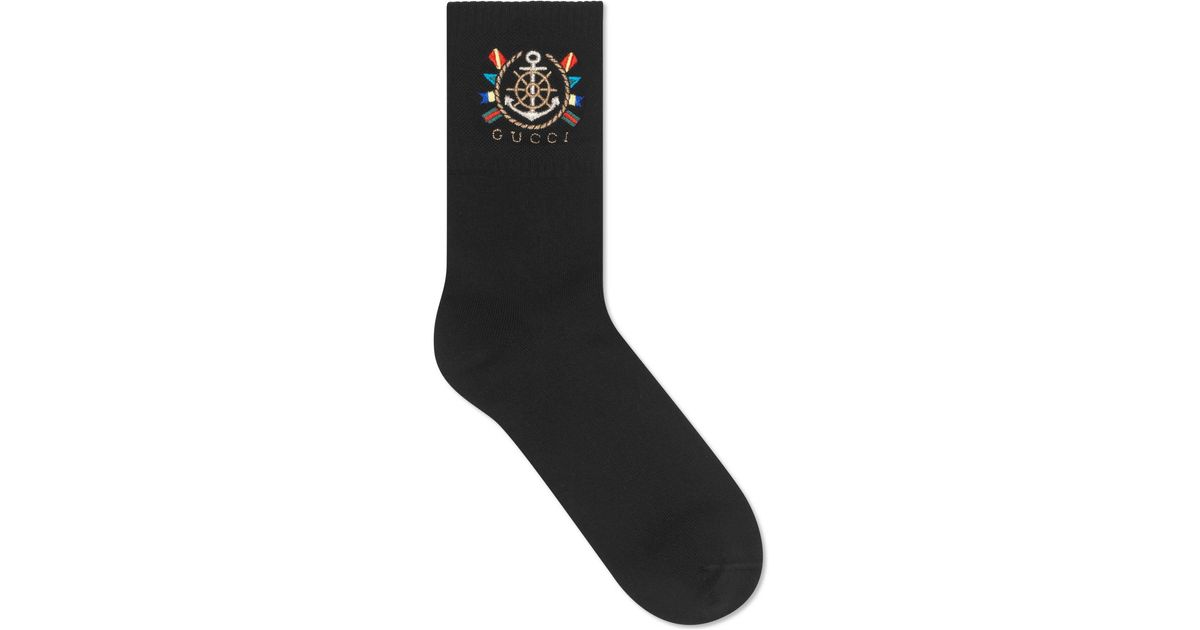 gucci anchor socks