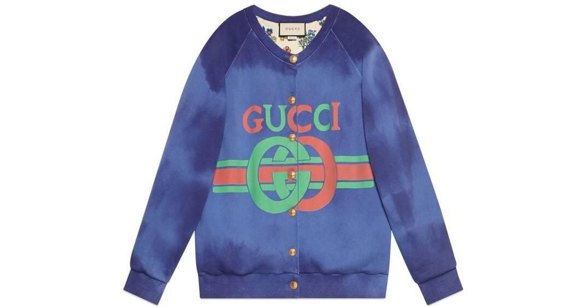 gucci blue sweatshirt