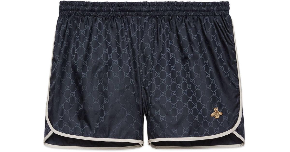 gucci swim shorts bee