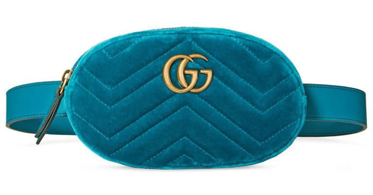 gucci marmont belt bag velvet