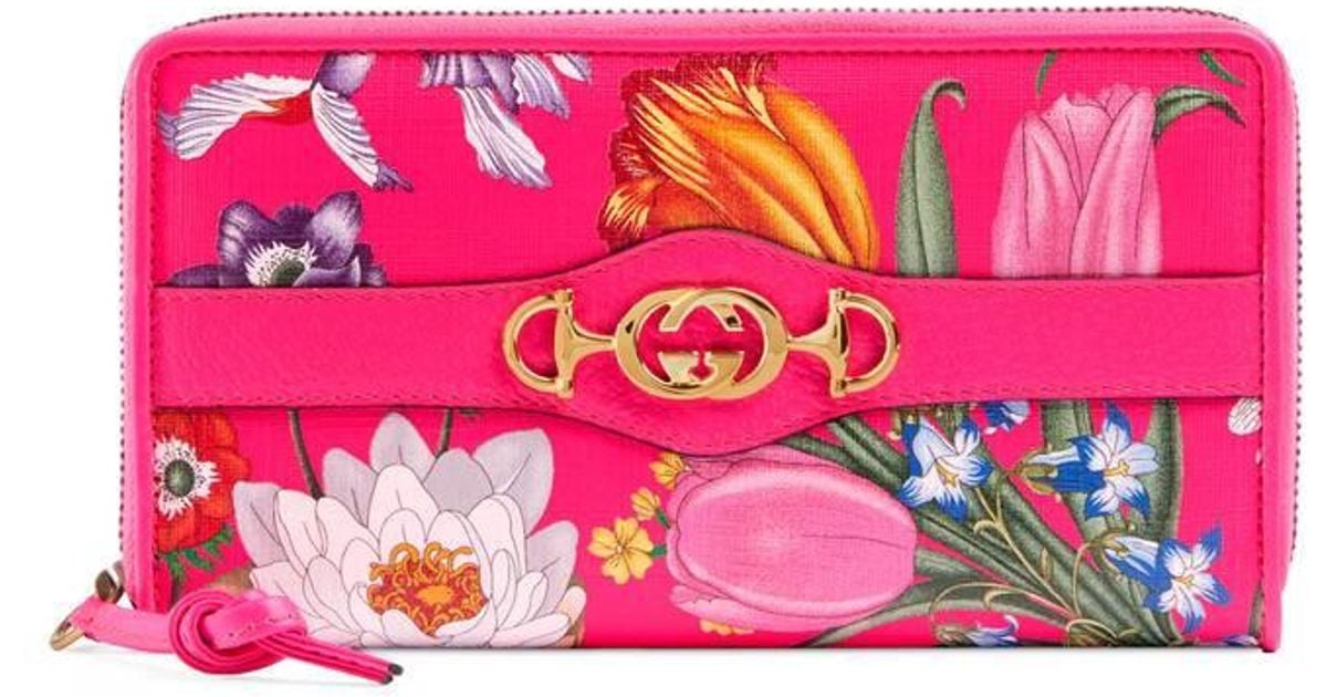 gucci floral wallets