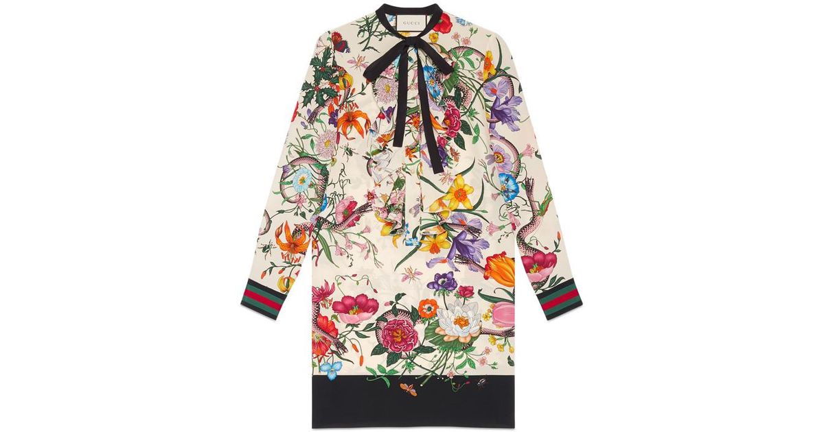 gucci print dress