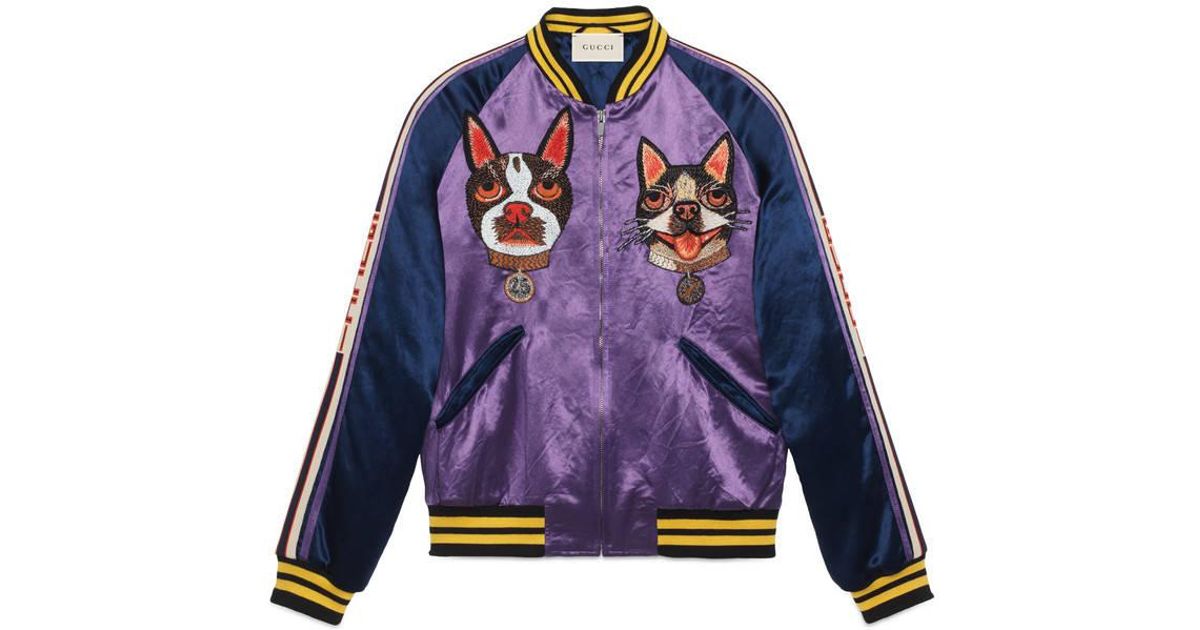 gucci purple jacket