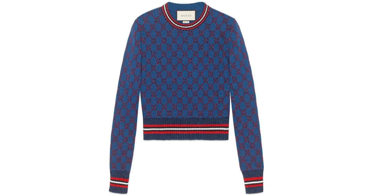 gucci jacquard sweater