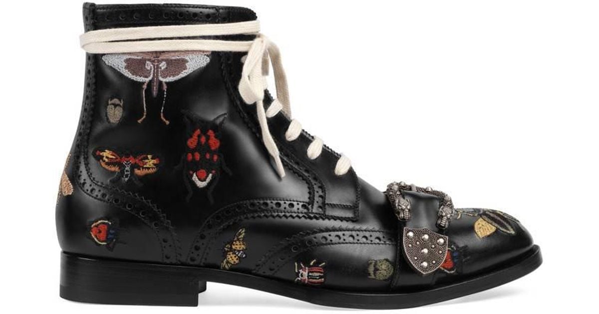 Queercore Embroidered Brogue Boot 