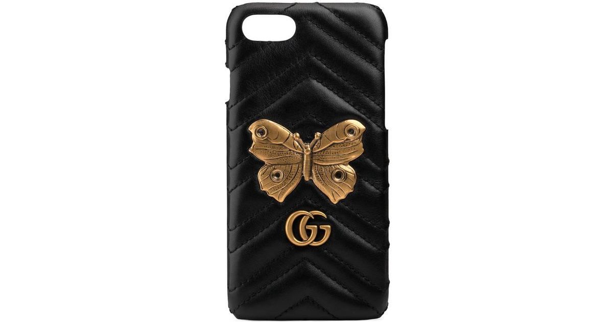 Featured image of post Gucci Phone Case Black Black leather phone case cover pouch belt holster clip for cell phones