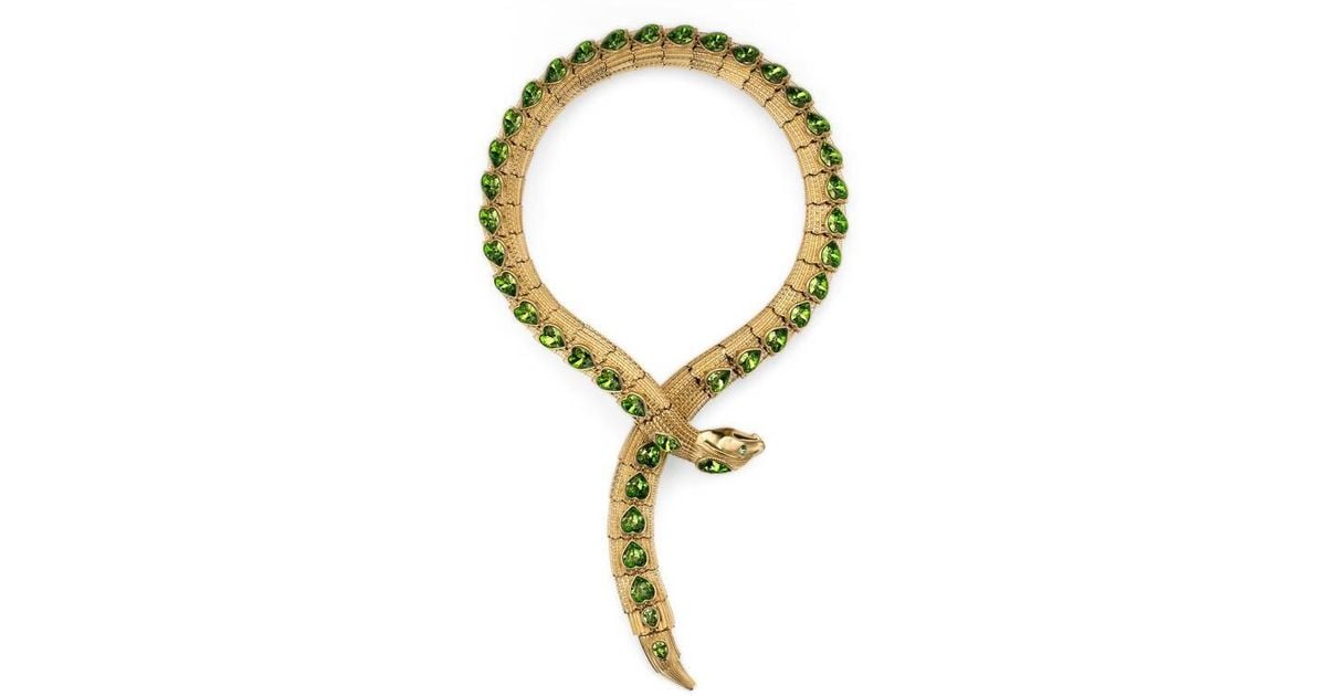 gucci snake necklace