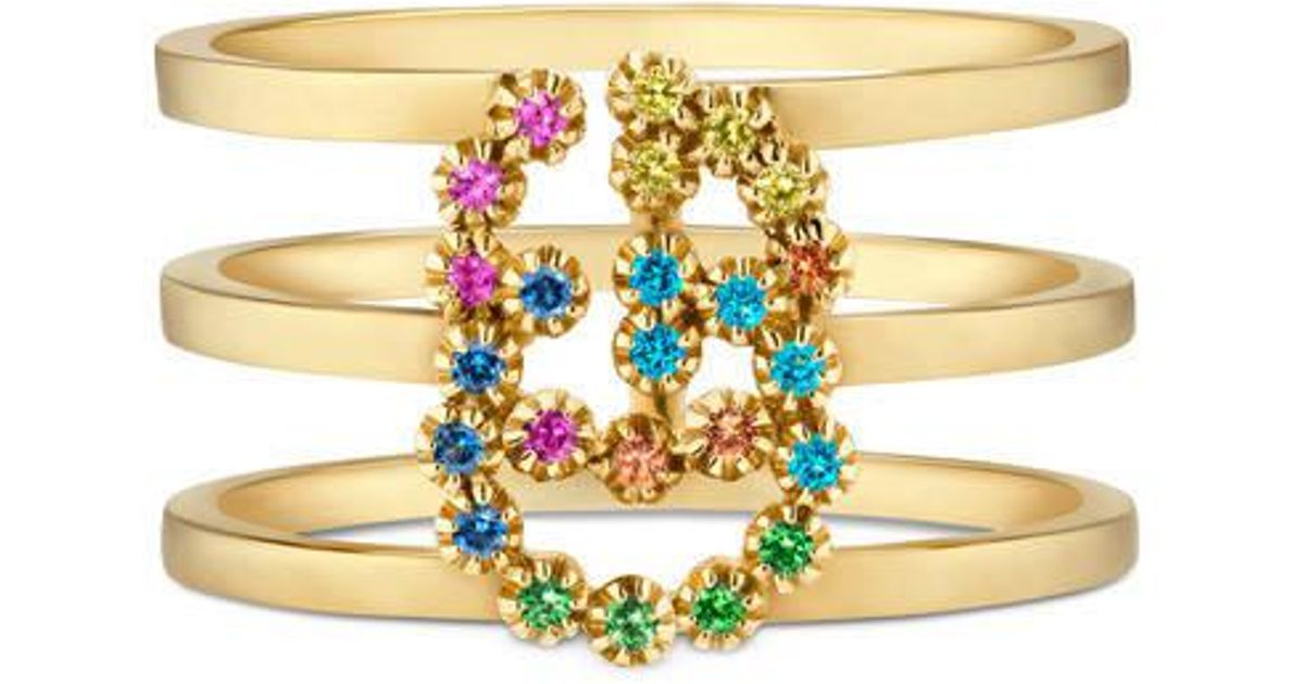 gucci multicolor ring