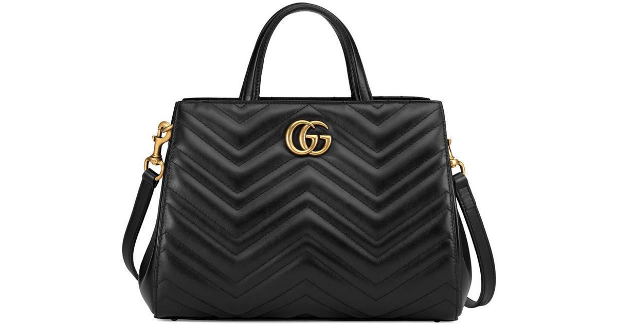 gucci black top handle bag