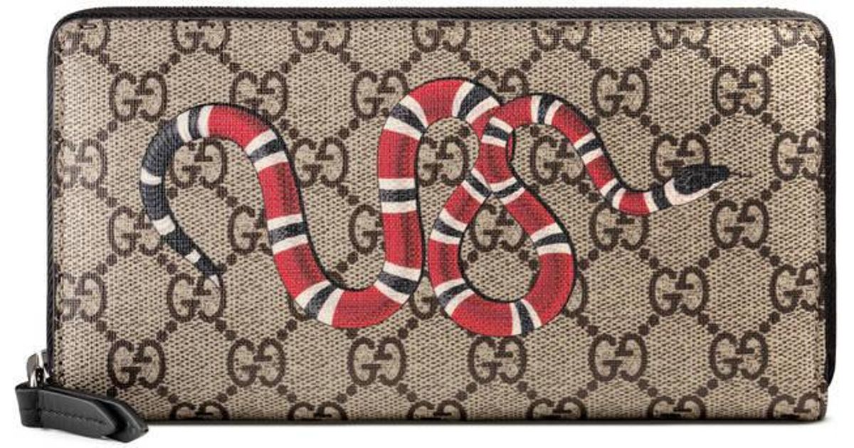 gucci snake wallet womens