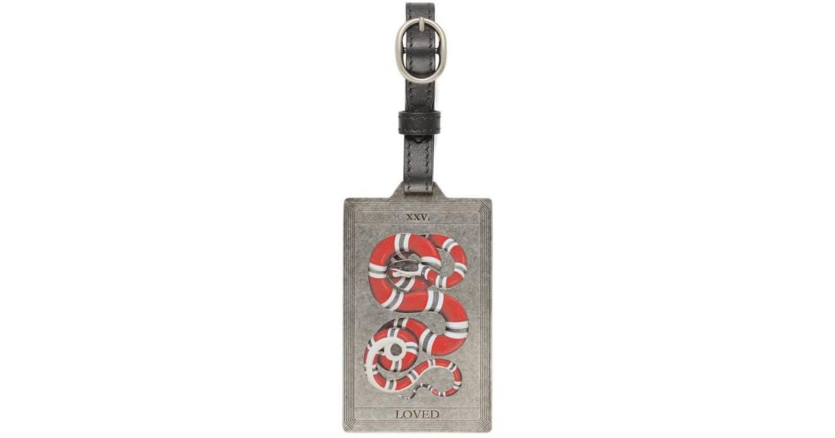 gucci luggage tag