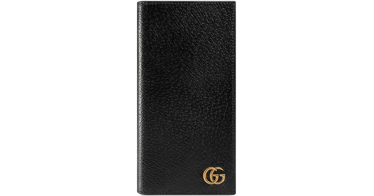 Gucci Gg Marmont Leather Long Id Wallet In Black For Men Lyst - Black Leather Gucci Id Wallet Gucci Gg Marmont Leather Long Id Wallet In Black For Men Lyst - Black Leather Gucci Id Wallet