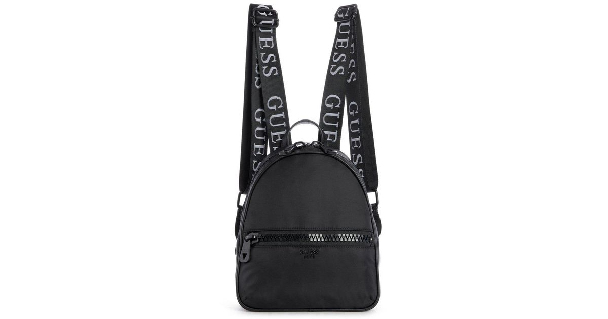 Guess Urban Chic Nylon Backpack in Black | Lyst Canada