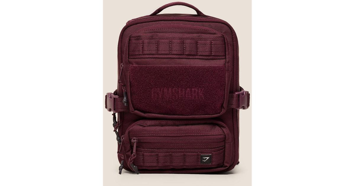 Short Back Ruck GYMSHARK Mini Tactical Backpack in Red | Lyst