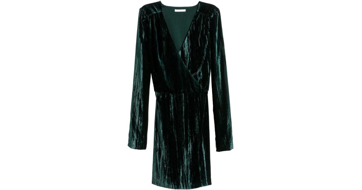 h and m black velvet dress