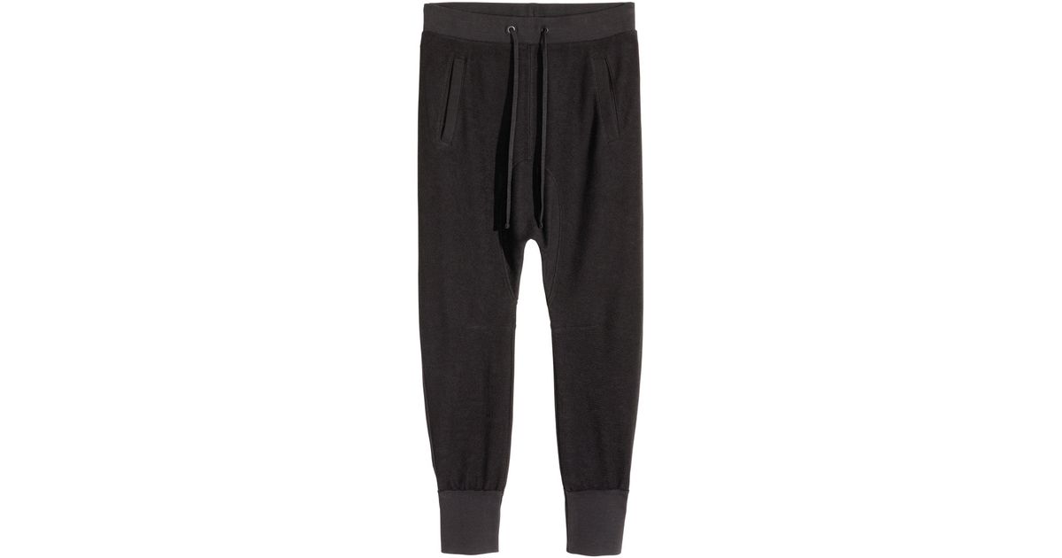 h and m cotton joggers