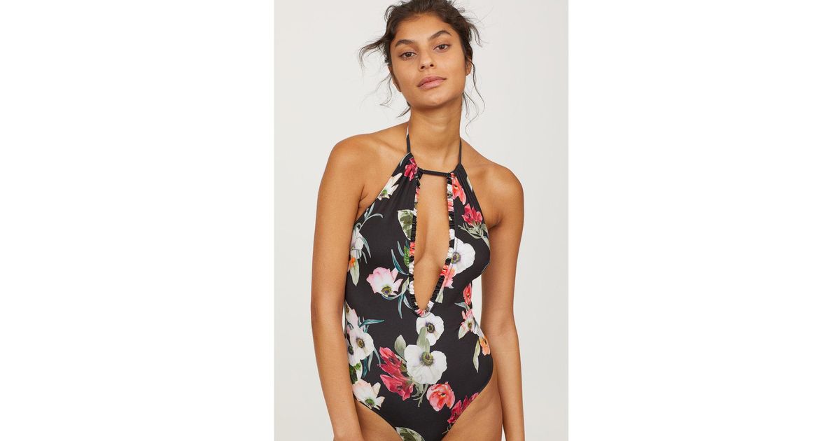 h&m halterneck swimsuit