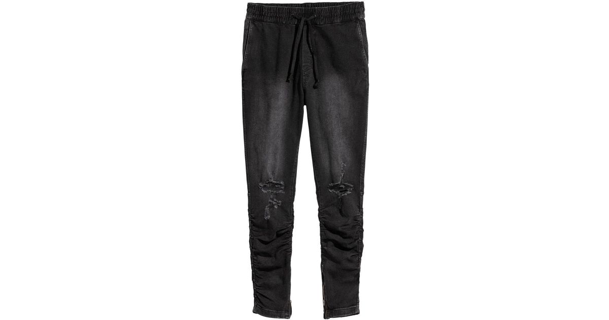 slim low joggers