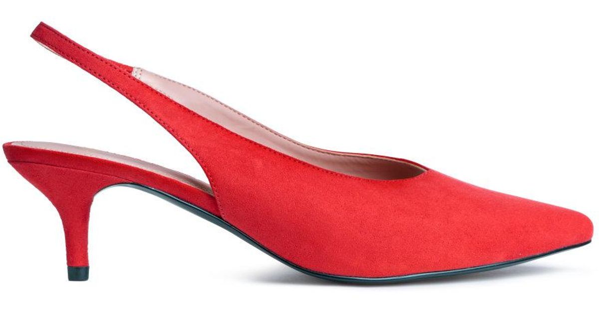 suede slingback