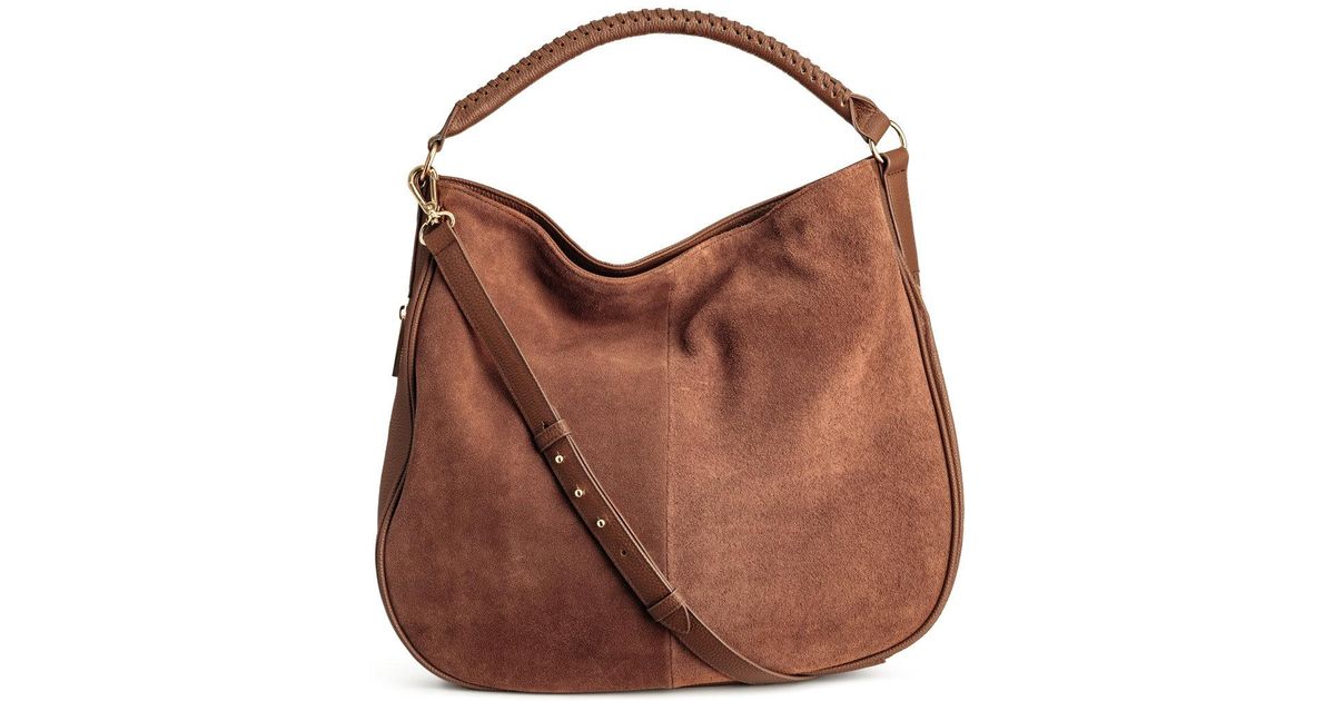 h&m suede bag