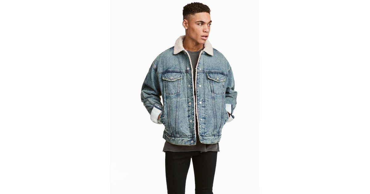 denim pile jacket