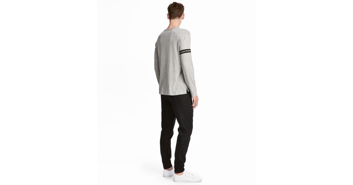 h and m twill joggers