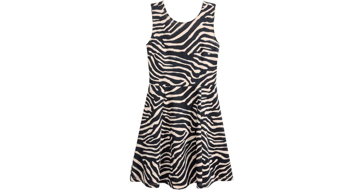h and m zebra dress