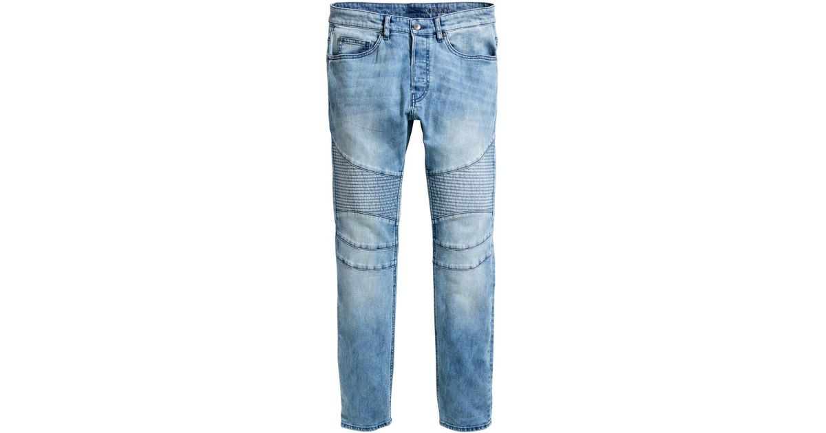 h and m biker jeans