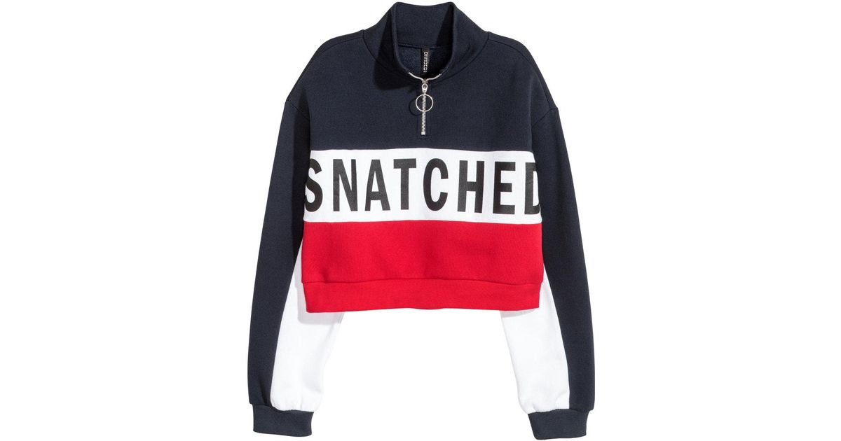 short sweatshirt