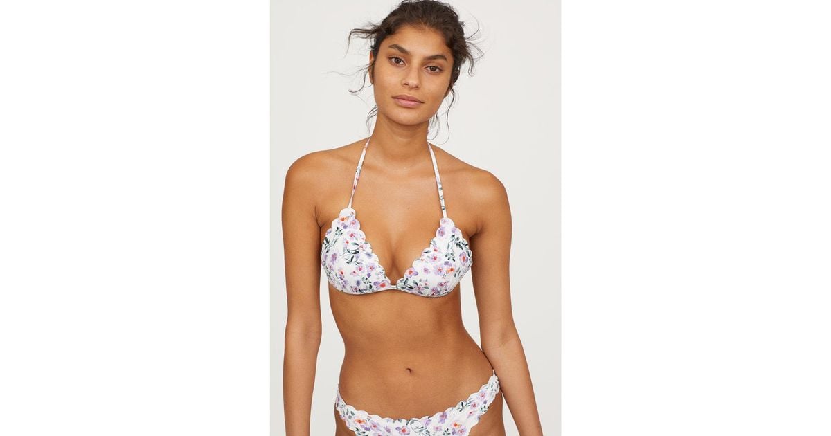 triangle bikini padded