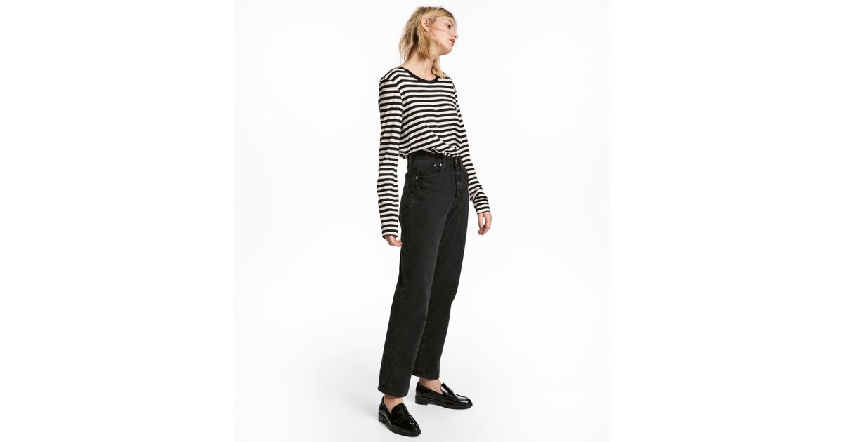 h and m straight jeans