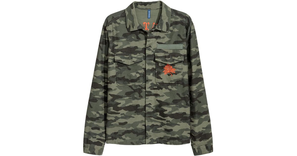 h and m camo