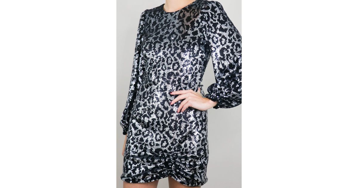 Saylor Synthetic Maura Sequin Dress | Lyst