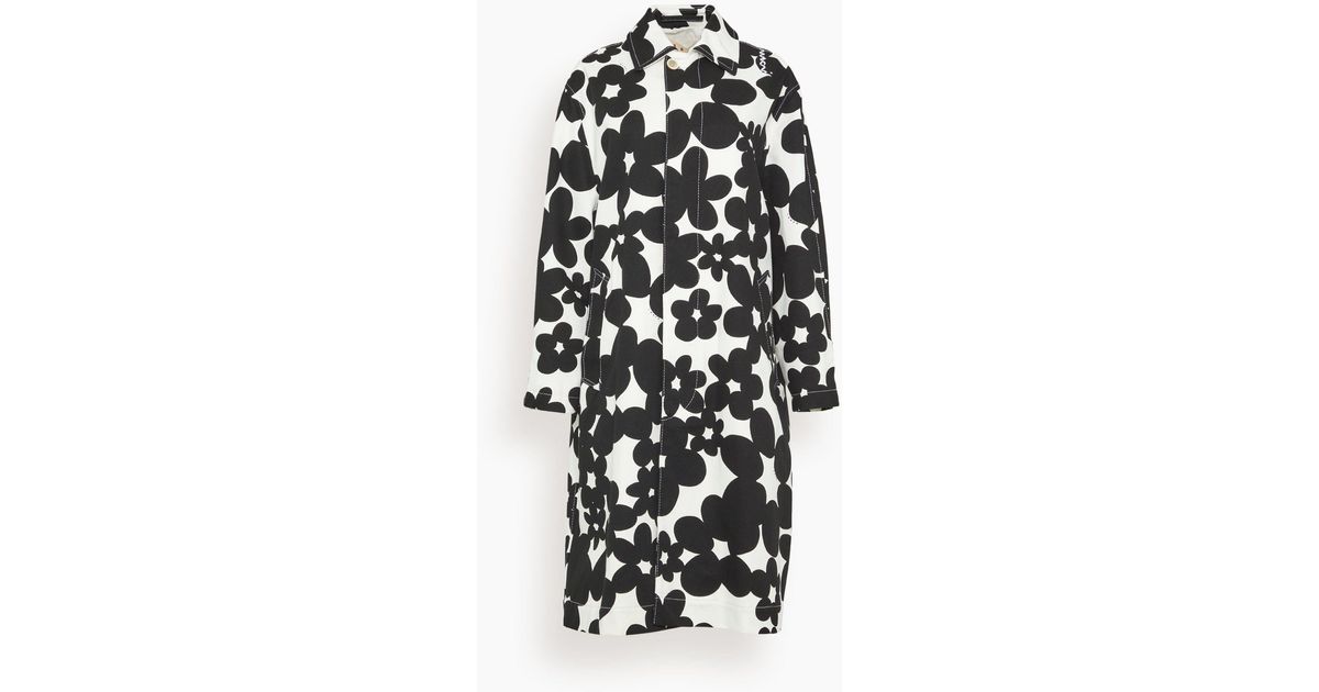 【関税＆送料込み】Marni Printed Dustercoat Clothing Marni Printed Straight Duster Coat | Neiman Marcus