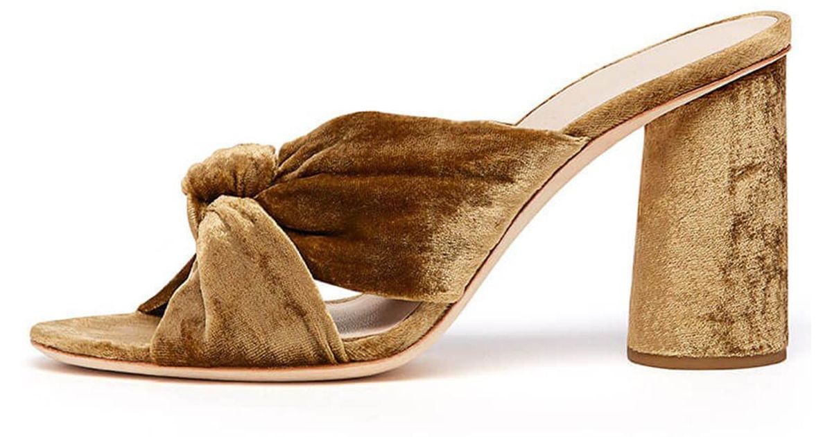 loeffler randall velvet mules